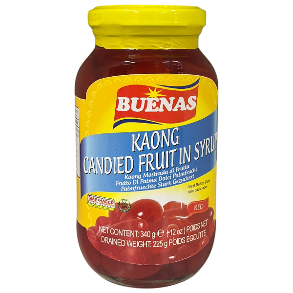 Kaong Red Candied Fruit in Syrup