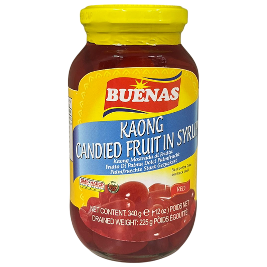 Kaong Red Candied Fruit in Syrup